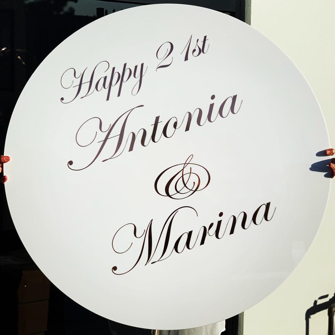 80x80 cm Laser Cut Colored Acrylic Circle - 3mm