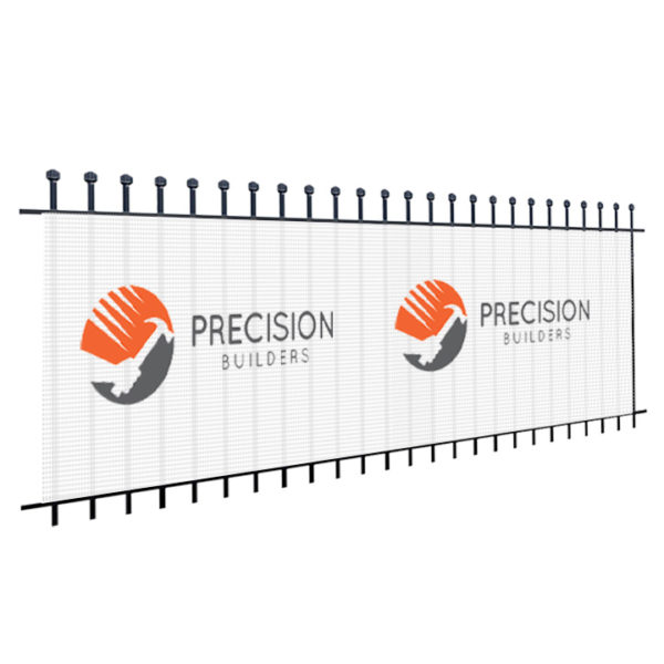 mesh banner for construction site