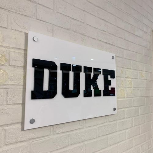 duke reception sign reception signage at duke