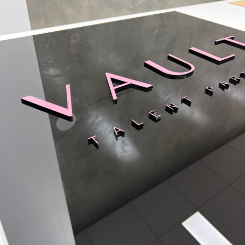 vault reception signage reception signage at vault